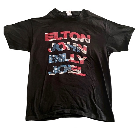 Vintage Other - Vintage Elton John Billy Joel Concert Tee T-Shirt XL 94 Face to Face Tour
